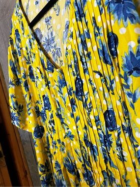 WW Pleated Bodice 1X Maxi Dress